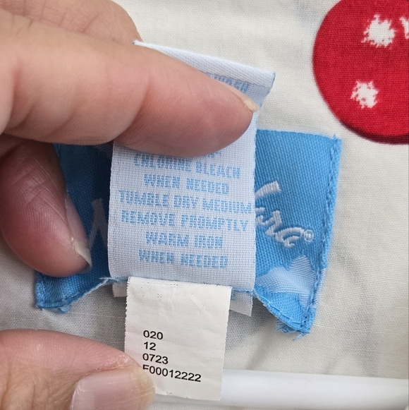 Nick & Nora Cherry Pie Blue Birds Pajama Top size Small - Picture 10 of 10